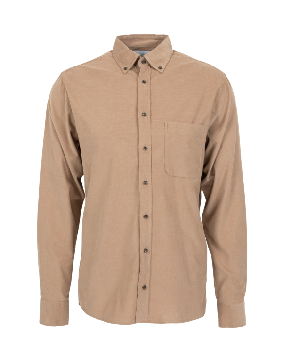 Toledo Cord Beige Finspårig Skjorta