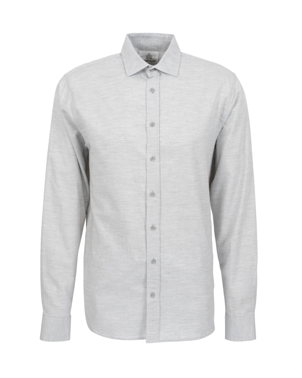 Colorado Ljusgrå Melerad Skjorta