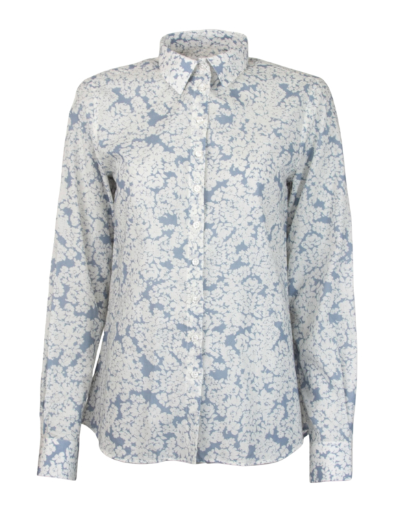 Tilde Belleza Blå Blommig blus