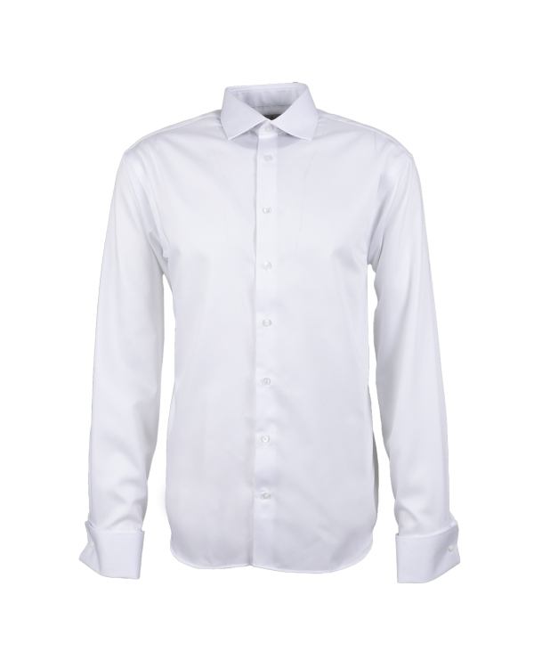 Grand Twill Strykfri Vit Skjorta